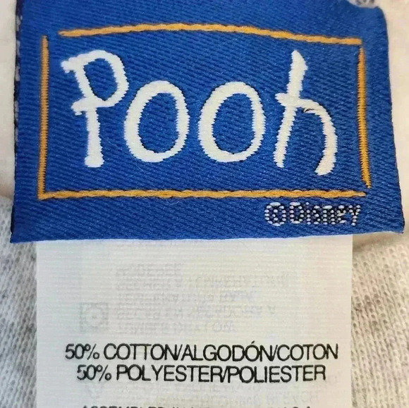 Vintage Rare blank Disney Pooh LS sweatshirt. Heathered grey. Size M/L Unisex - Picture 4 of 11